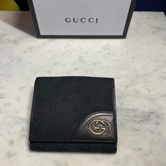 Gucci Black Canvas Wallet - Picture 2 of 10